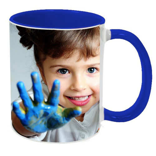 Personalised Blue Coffee Mug