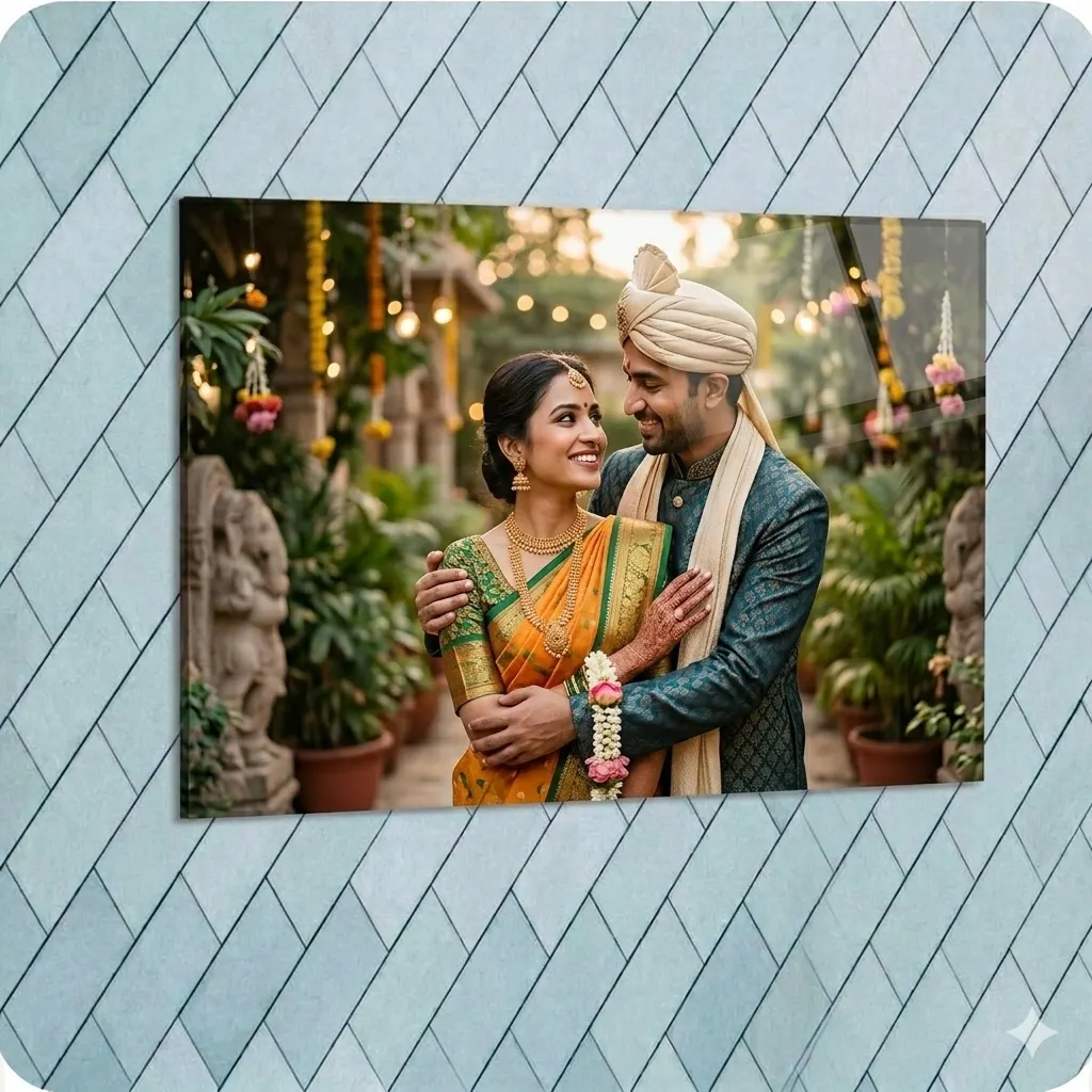 Personalised Landscape Acrylic Photo Frame