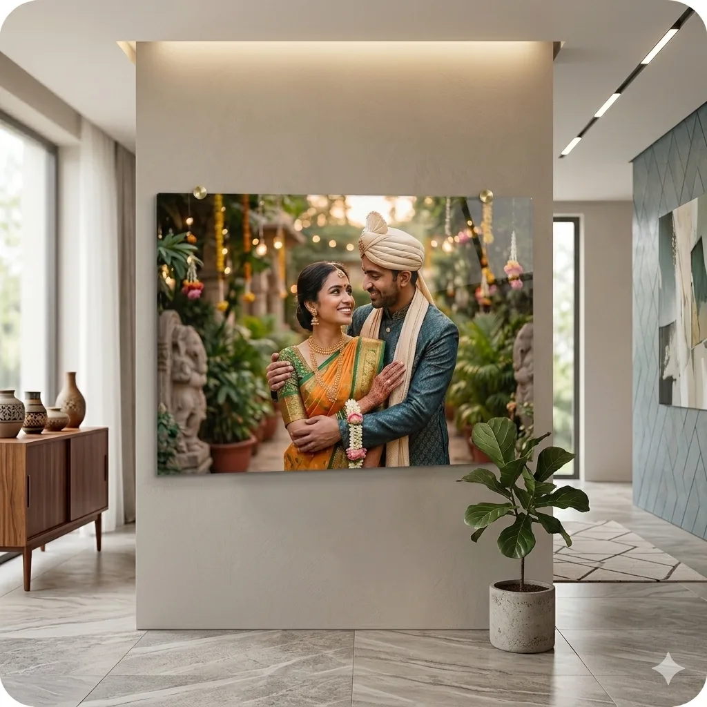 Personalised Landscape Acrylic Photo Frame - morya dukan