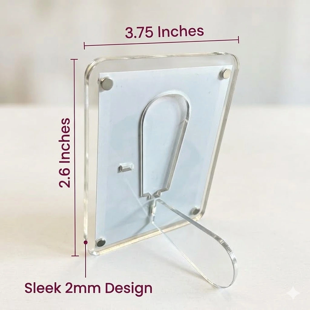 Acrylic Magnetic Photo Frame - morya dukan