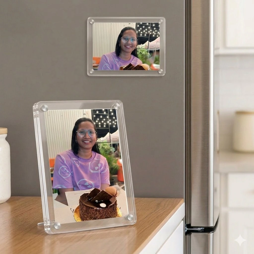 Acrylic Magnetic Photo Frame